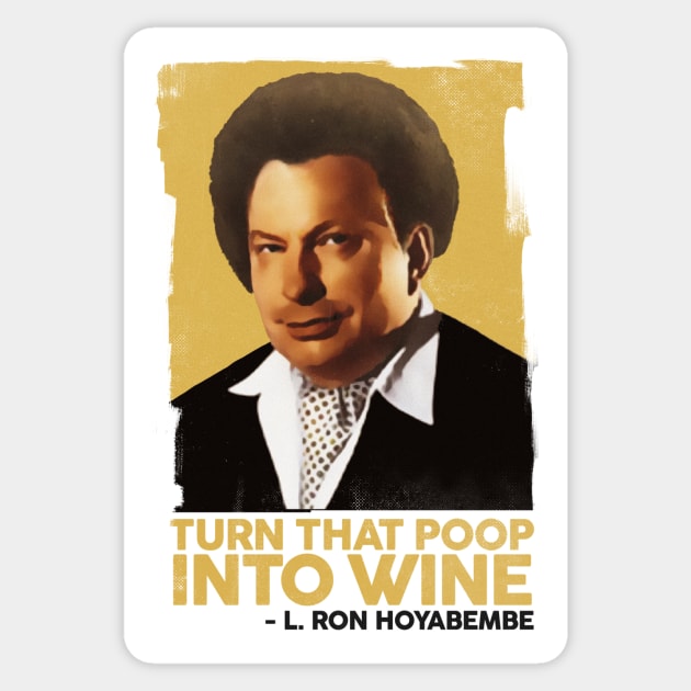 L. Ron Hoyabembe Sticker by Kipp